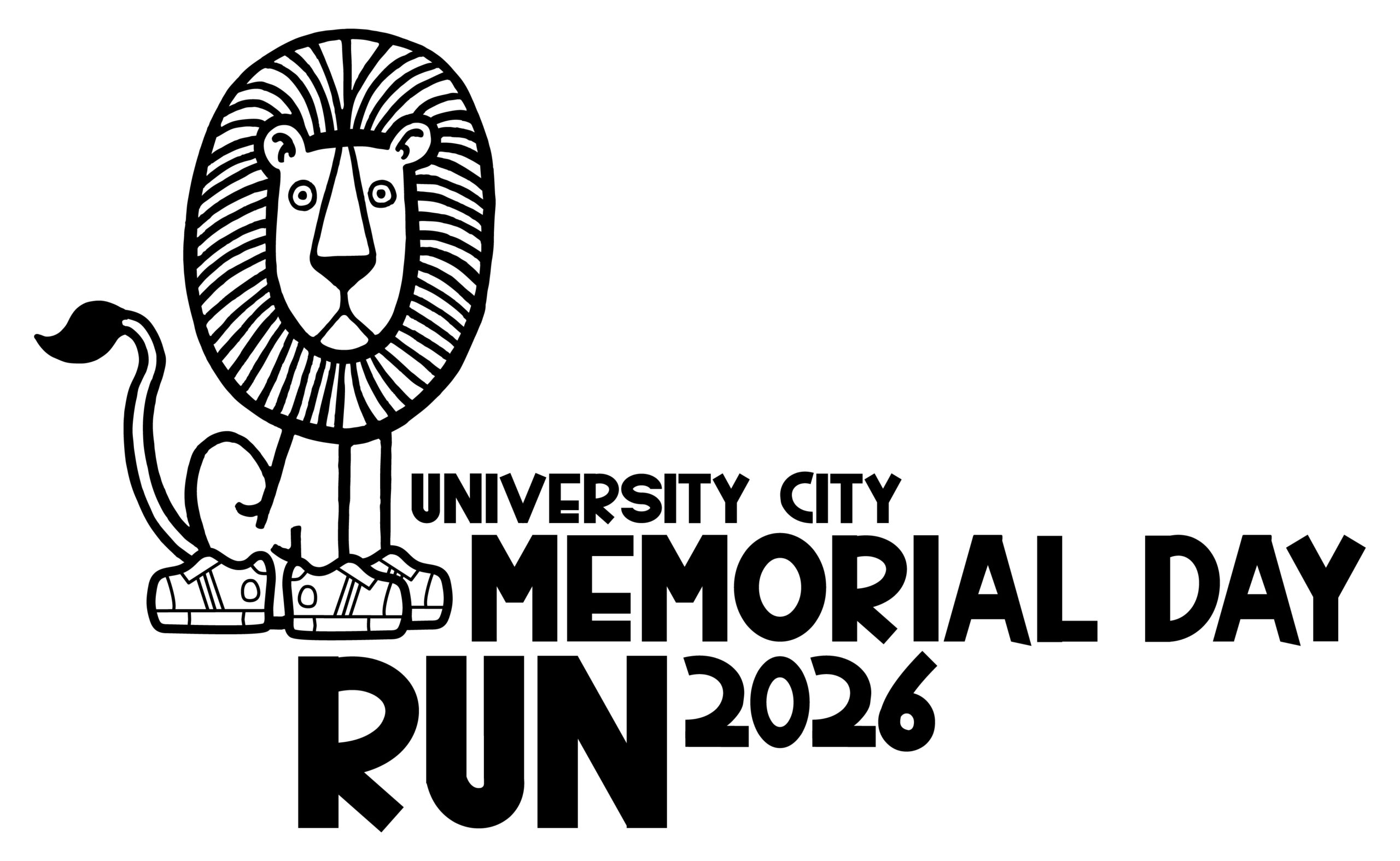 UC-MemDayRun26-logo-BW - GO! St. Louis