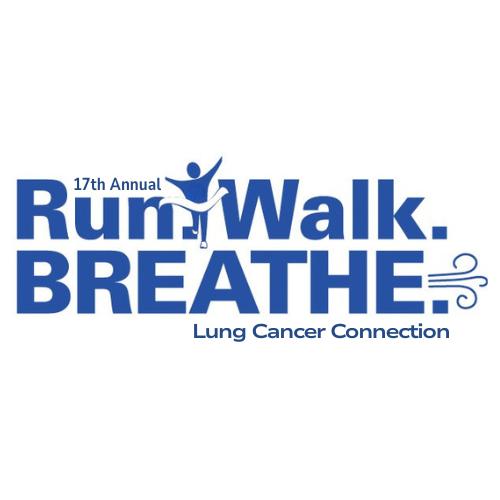2026 RWB Logo 6 - GO! St. Louis Logo for the 17th Annual Run Walk BREATHE: Lung Cancer Connection, with a running figure over the blue text.